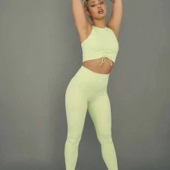 All Pole Wear Creatures Of XIX Move It Ribbed Corset Leggings - Appletini 9 All Pole Wear Creatures Of XIX Move It Ribbed Corset Leggings - Appletini