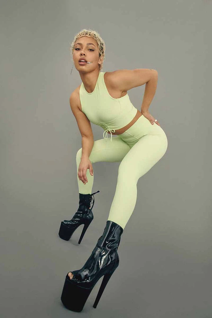 All Pole Wear Creatures Of XIX Move It Ribbed Corset Leggings - Appletini 7 All Pole Wear Creatures Of XIX Move It Ribbed Corset Leggings - Appletini