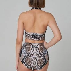 Shark Polewear High Waist Shorts - Snake All Pole Wear