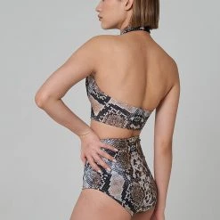 Shark Polewear High Waist Shorts - Snake All Pole Wear