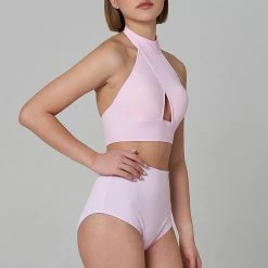 Shark Polewear High Waist Shorts - Baby Pink All Pole Wear 6 Shark Polewear High Waist Shorts - Baby Pink All Pole Wear