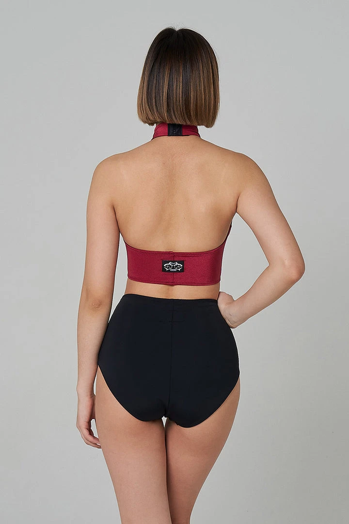 Shark Polewear Tanna Top - Wine All Pole Wear 10 Shark Polewear Tanna Top - Wine All Pole Wear