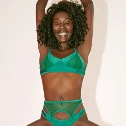 All Pole Wear Creatures Of XIX Classique Waspie Bottoms - Emerald