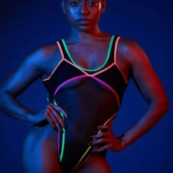 Rolling Vertigo Bodysuit - Neon All Pole Wear