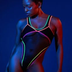 Rolling Vertigo Bodysuit - Neon All Pole Wear
