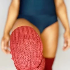 Pole Junkie Thigh High Legwarmers - Burgundy