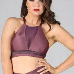 Tatiana Activewear Lucia Shorts - Mauve All Pole Wear