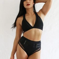 Tatiana Activewear Isla Top - Black Most Loved