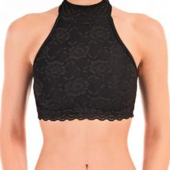 All Pole Wear Dragonfly Lisette Top - Lace Black