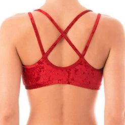 All Pole Wear Dragonfly Nicole Top - Velvet Red