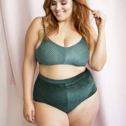 All Pole Wear Lunalae Lana High Waist Shorts - Emerald Velvet 17 All Pole Wear Lunalae Lana High Waist Shorts - Emerald Velvet