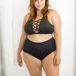 Most Loved Lunalae High Waist Shorts - Black