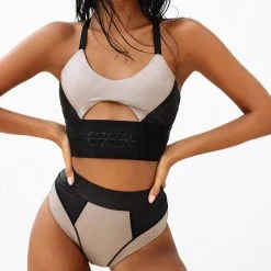 Creatures Of XIX Riding Solo Sports Bra - Black/Mink All Pole Wear