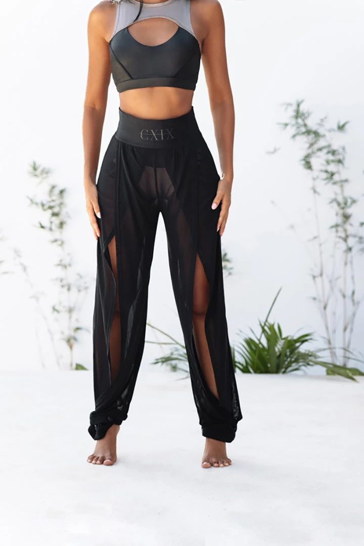 Most Loved Creatures Of XIX Snatched Mesh Make Moves Pants - Black 5 Most Loved Creatures Of XIX Snatched Mesh Make Moves Pants - Black