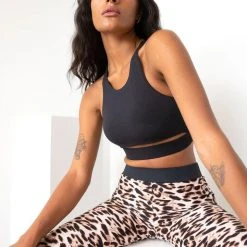 All Pole Wear Lunalae Aliza High Neck Top - Recycled Black