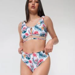 All Pole Wear Pole Addict Mona High Leg Bottoms - Aloha