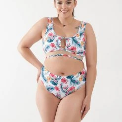 All Pole Wear Pole Addict Mona High Leg Bottoms - Aloha