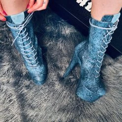 Hella Heels Anaconda Boots - 7inch