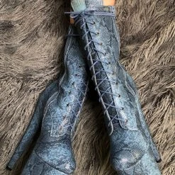 Hella Heels Anaconda Boots - 8inch Shoes