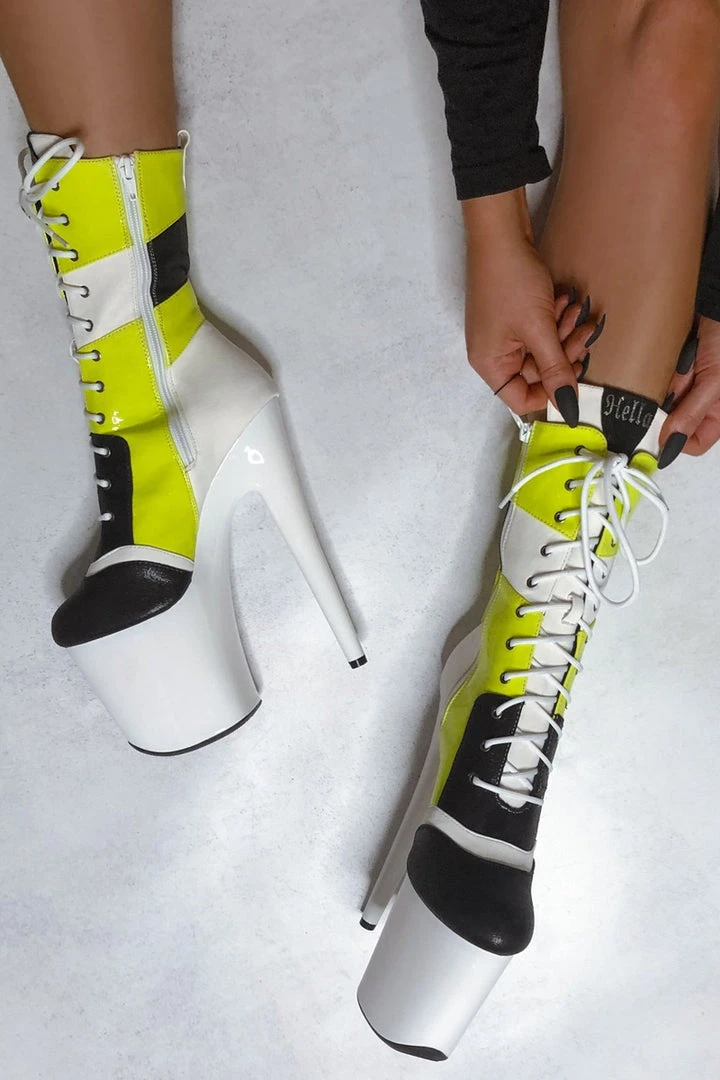 Hella Heels EmpireKicks Sneaker 8inch Boots - Atomic Shoes 2 Hella Heels EmpireKicks Sneaker 8inch Boots - Atomic Shoes