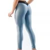 Paradise Chick V-String Leggings - Steel Blue All Pole Wear