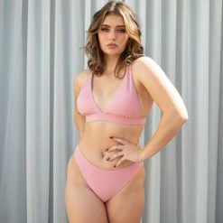 All Pole Wear Lunalae Basic Low Waist Shorts - Recycled Baby Pink