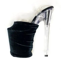 Most Loved Lunalae Shoe Covers - Black Crushed Velvet