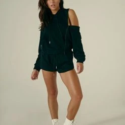 Creatures Of XIX Droptop Zip Hoodie - Black