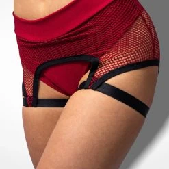 Sorte Coleus Suspender Bottoms - Red All Pole Wear