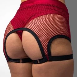Sorte Coleus Suspender Bottoms - Red All Pole Wear
