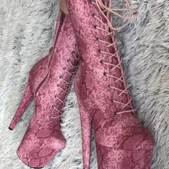 Hella Heels Candy Cobra Boots - 8inch