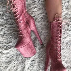 Hella Heels Candy Cobra Boots - 8inch