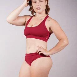 All Pole Wear Off The Pole Classic Sports Bra - Wine