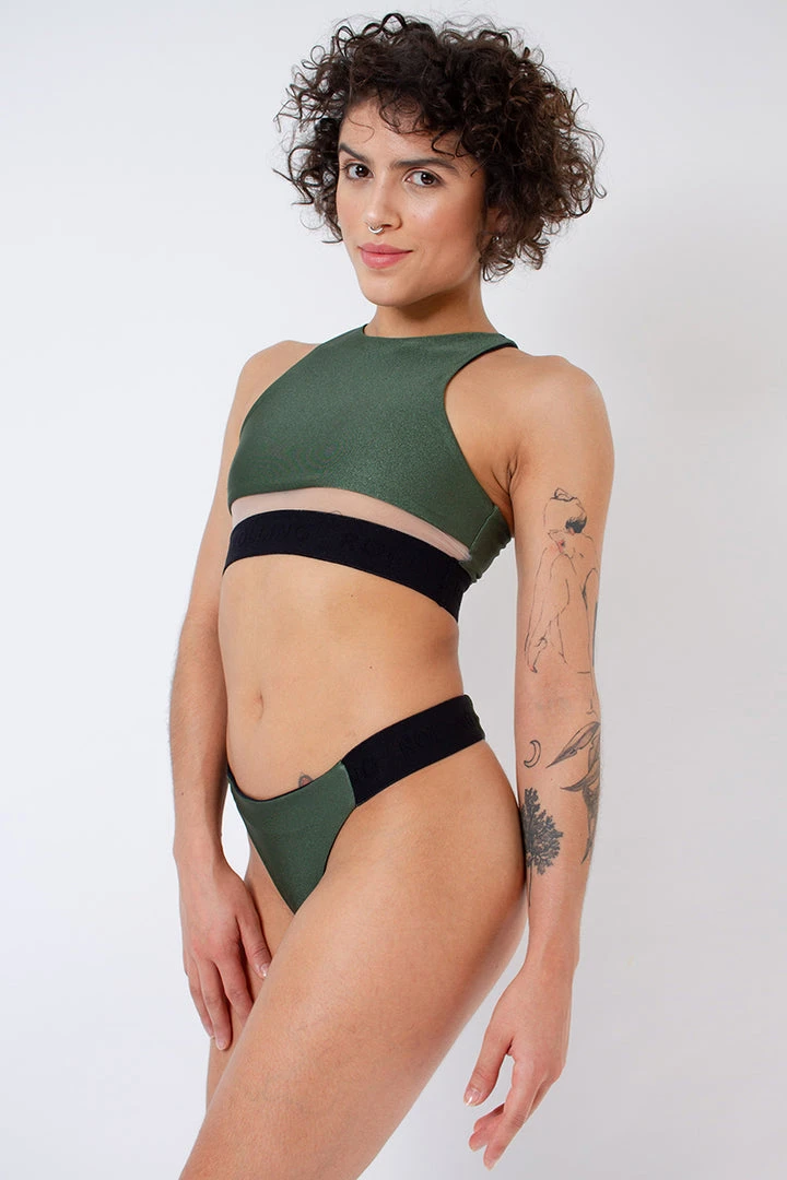 Rolling Hunter Reversible Top - Dark Green/Black 1 Rolling Hunter Reversible Top - Dark Green/Black