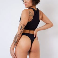 Rolling Hunter Reversible Cheeky Shorts - Dark Green/Black