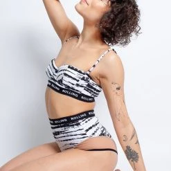 Rolling Alpha Balconette Top - Zebra 6 Rolling Alpha Balconette Top - Zebra