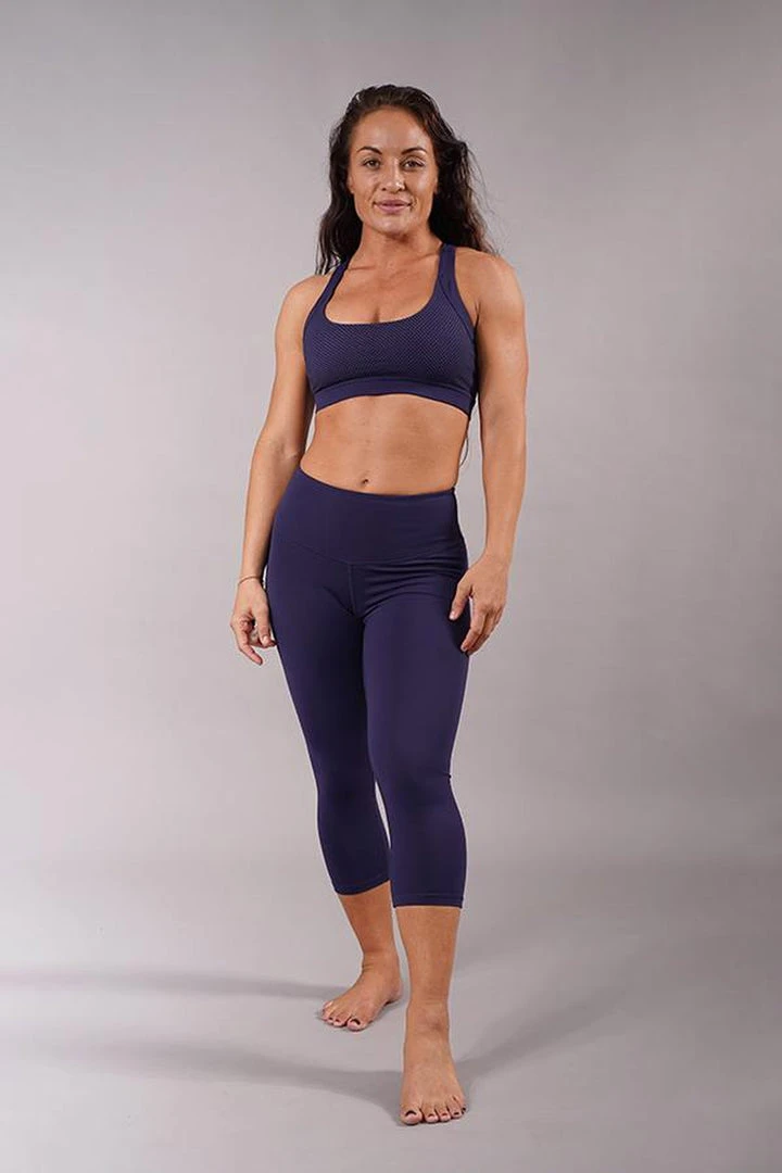 Off The Pole Cropped Lifestyle Leggings - Navy 3 Off The Pole Cropped Lifestyle Leggings - Navy
