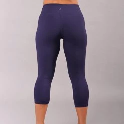 Off The Pole Cropped Lifestyle Leggings - Navy