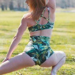 Dragonfly Nicole Top - Fresh Leaf Print