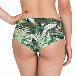 Dragonfly Hot Pants - Fresh Leaf Print New In