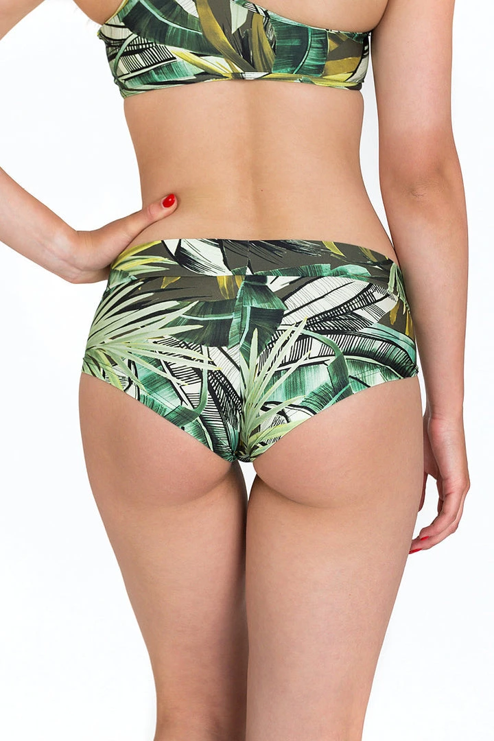 Dragonfly Hot Pants - Fresh Leaf Print New In 2 Dragonfly Hot Pants - Fresh Leaf Print New In