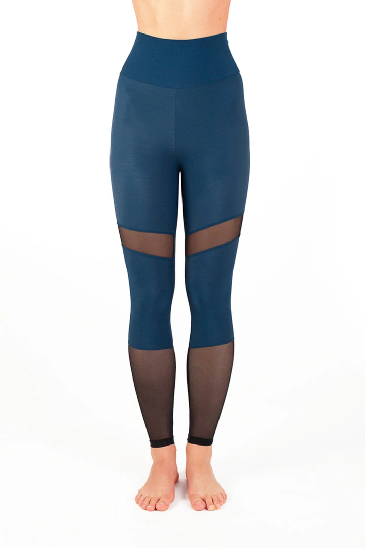 Dragonfly Barbara Leggings - Petrol Mesh All Pole Wear 3 Dragonfly Barbara Leggings - Petrol Mesh All Pole Wear