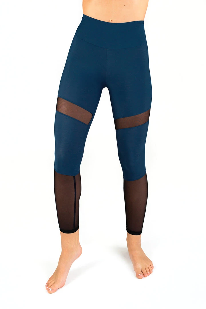 Dragonfly Barbara Leggings - Petrol Mesh All Pole Wear 5 Dragonfly Barbara Leggings - Petrol Mesh All Pole Wear