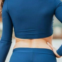 All Pole Wear Dragonfly Pavi Crop Top - Petrol