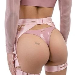 Naughty Thoughts XXX Rated Suspender - Pink 12 Naughty Thoughts XXX Rated Suspender - Pink