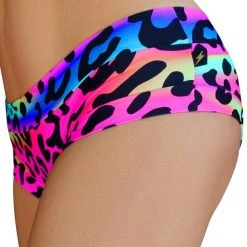 Cleo The Hurricane Hot Pants - Neon Leopard 5 Cleo The Hurricane Hot Pants - Neon Leopard