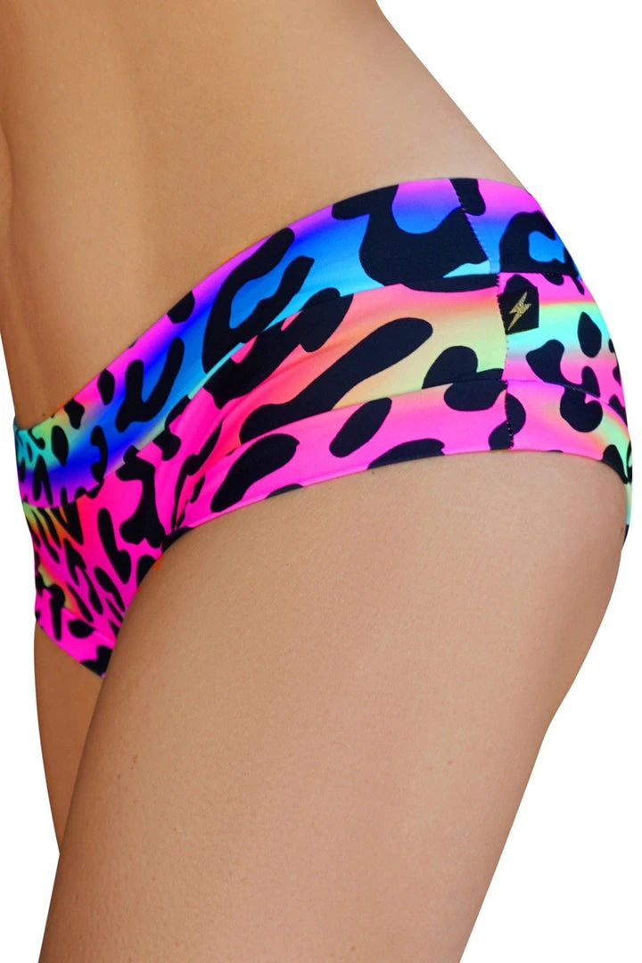Cleo The Hurricane Hot Pants - Neon Leopard 3 Cleo The Hurricane Hot Pants - Neon Leopard