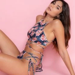 RAD Tie Me Up Shorts - Velvet Peony