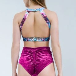 Pole Addict Openback Top - Crystallised