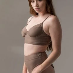 All Pole Wear Pole Addict The Bralette One - Mocca